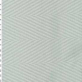 1 1/2 YD PC-Light Gray Woven Herringbone Home Decorating Fabric