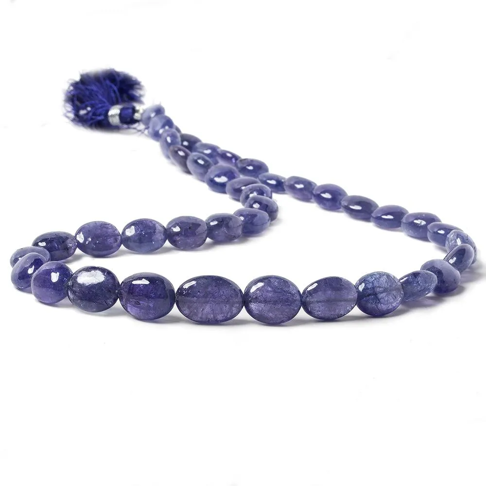 10x8-13x10mm Tanzanite plain nugget beads 17 inch 39 pieces AA Grade