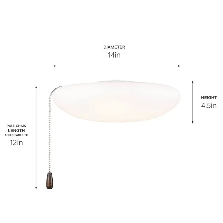 14" Universal LED Fan Light Kit