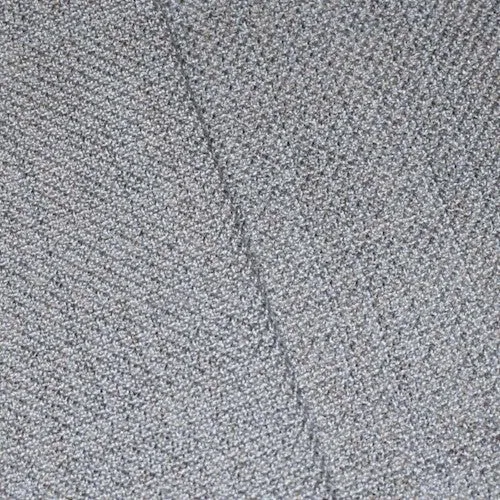 2 3/4 YD PC - Aluminum Gray/Beige Indoor/Outdoor Texture Dobby Decorating Fabric