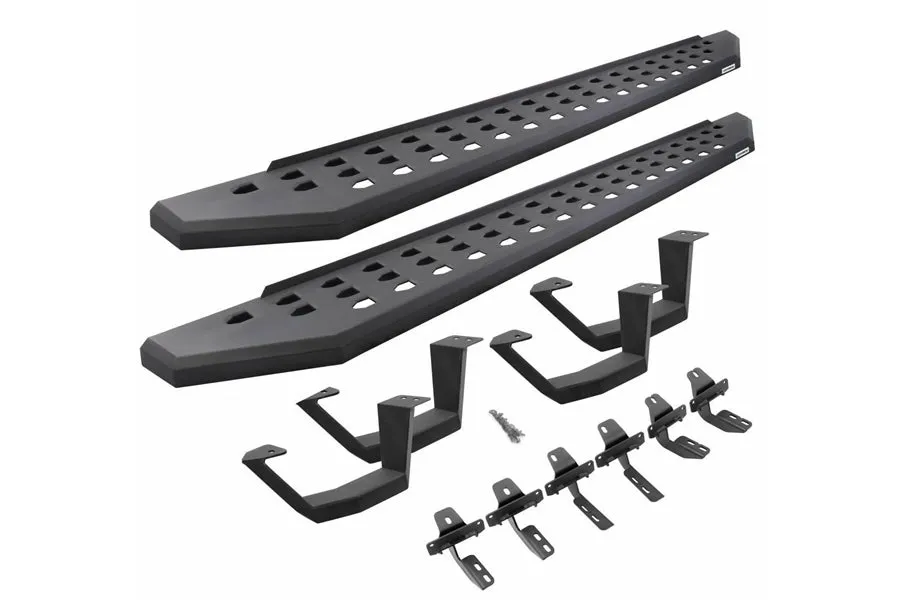 Toyota 4Runner 2014-2024 Go Rhino RB20 Running Boards Kit with Mounting Brackets and 2 Pairs of Drop Steps