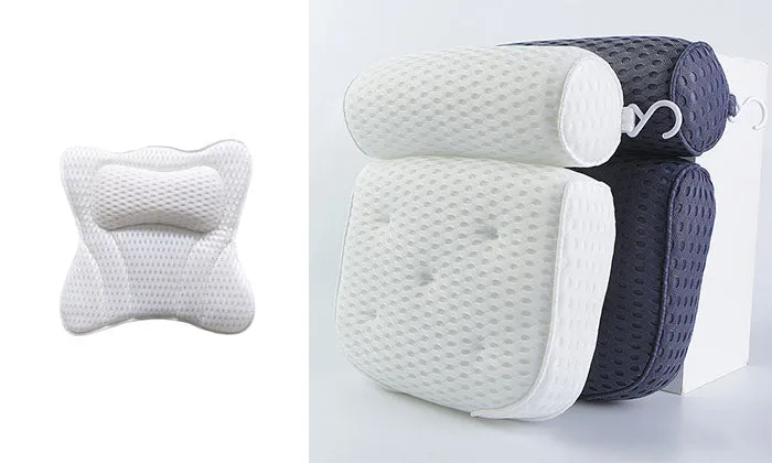 4D square bath pillow