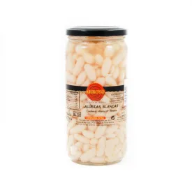 Alubia Blanca - Cooked Haricot Beans, 700g