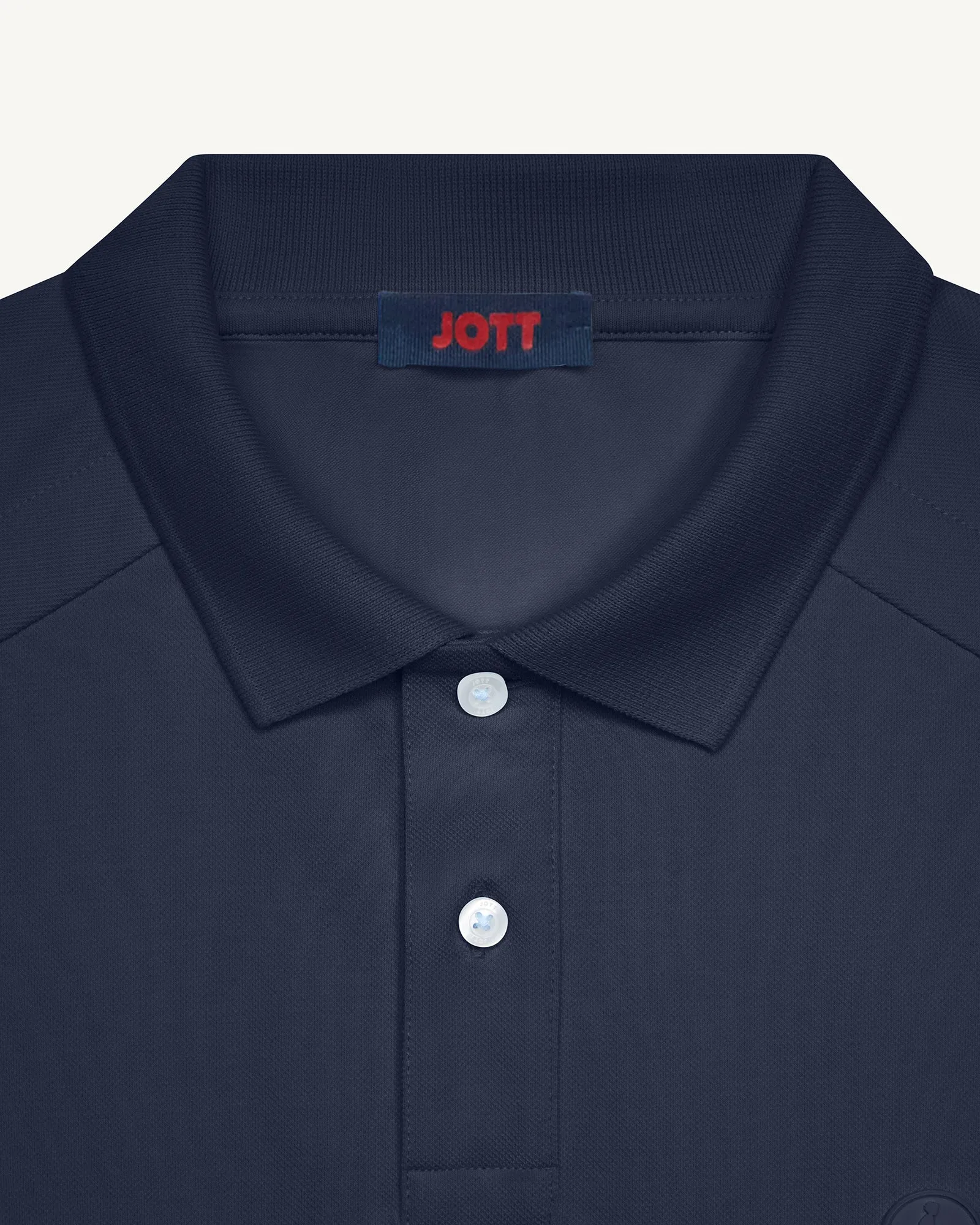 Alvaro cotton polo shirt Navy