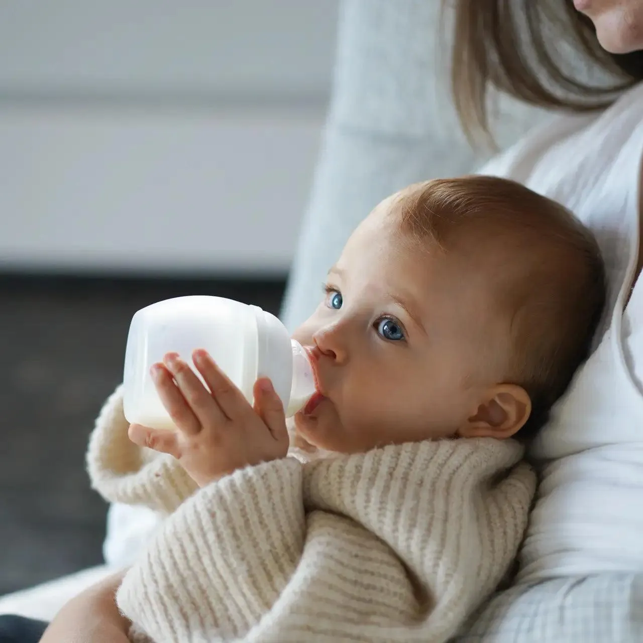 Babyflasche Khaki