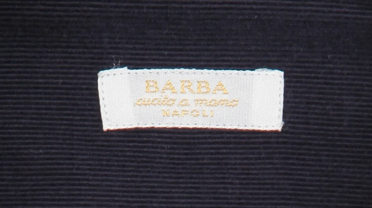 Barba Napoli Dark Blue Shirt - Slim