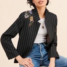 Beaded Snake Blazer