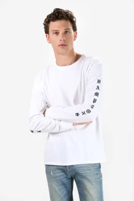 Been Here Forever Long Sleeve Tee White