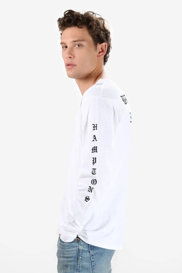 Been Here Forever Long Sleeve Tee White