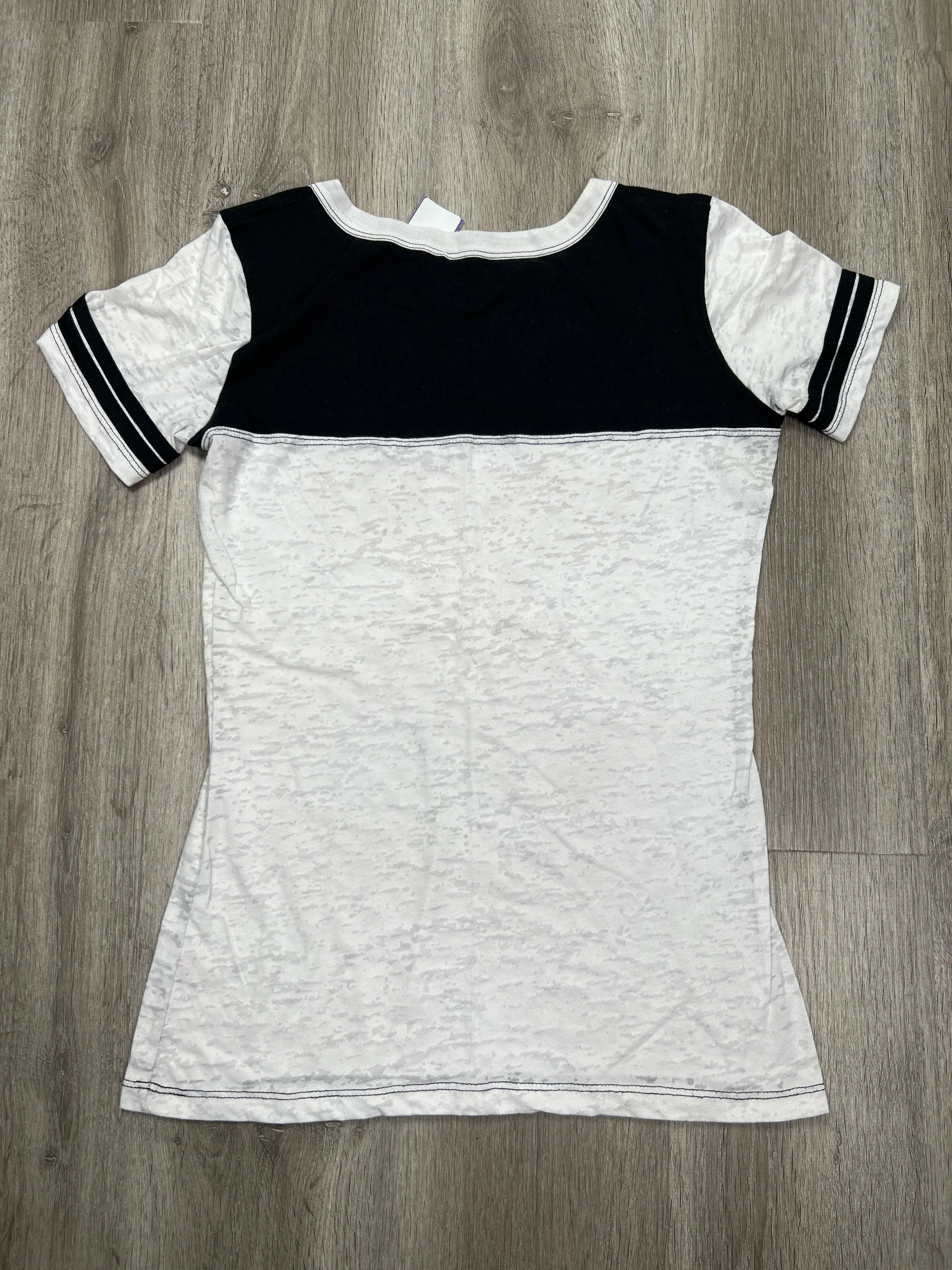 Black & White Top Short Sleeve BLUE 84, Size L