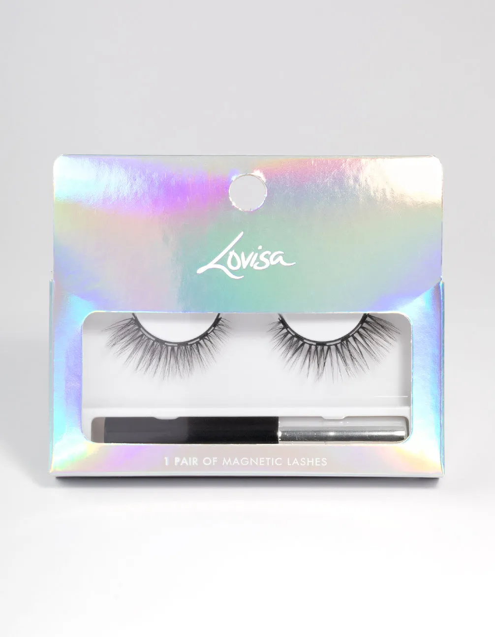 Black Natural Cat Eye Magnetic Fake Eyelashes