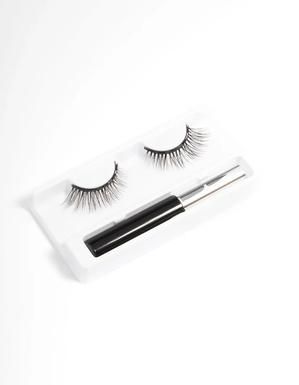 Black Natural Cat Eye Magnetic Fake Eyelashes