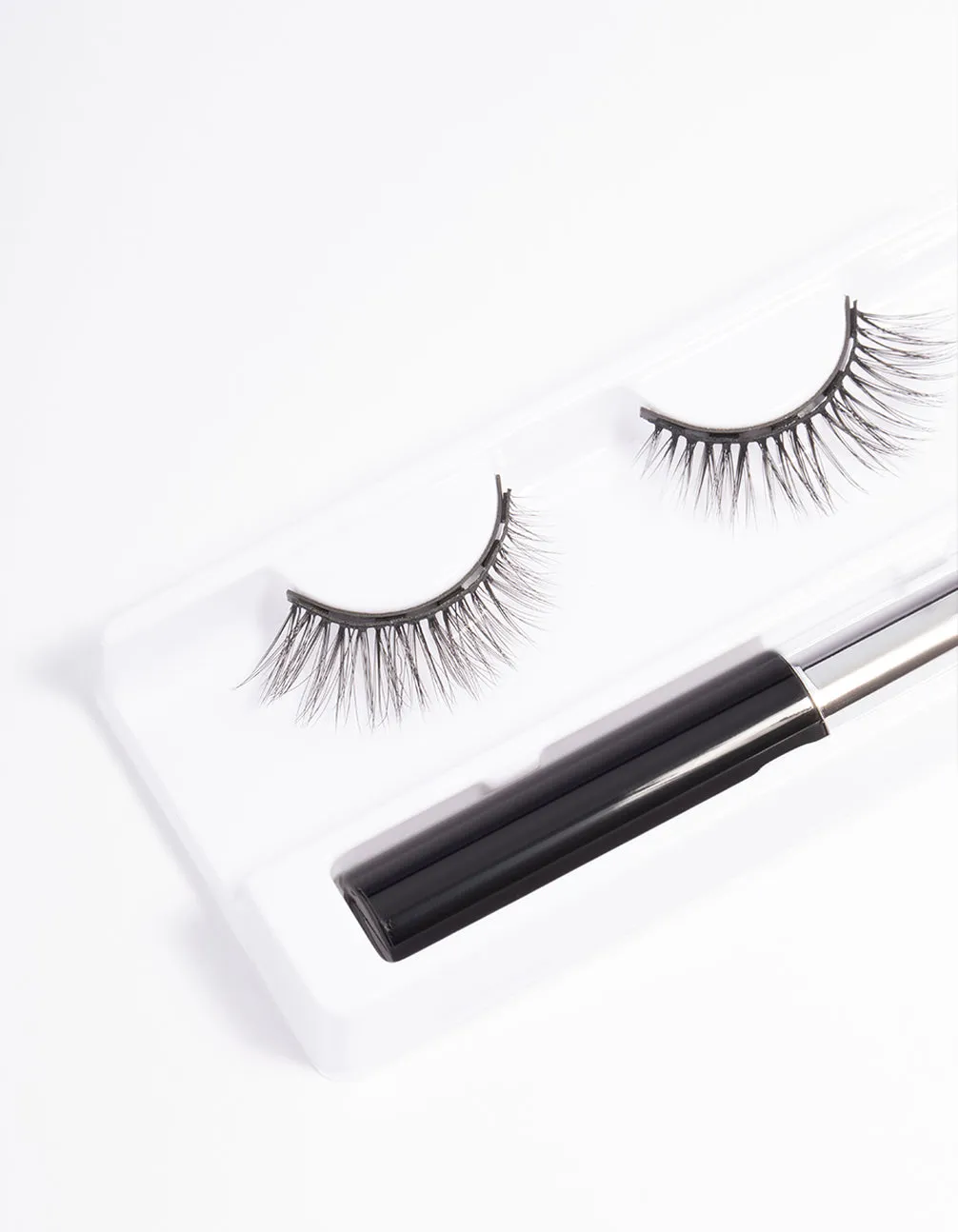 Black Natural Cat Eye Magnetic Fake Eyelashes