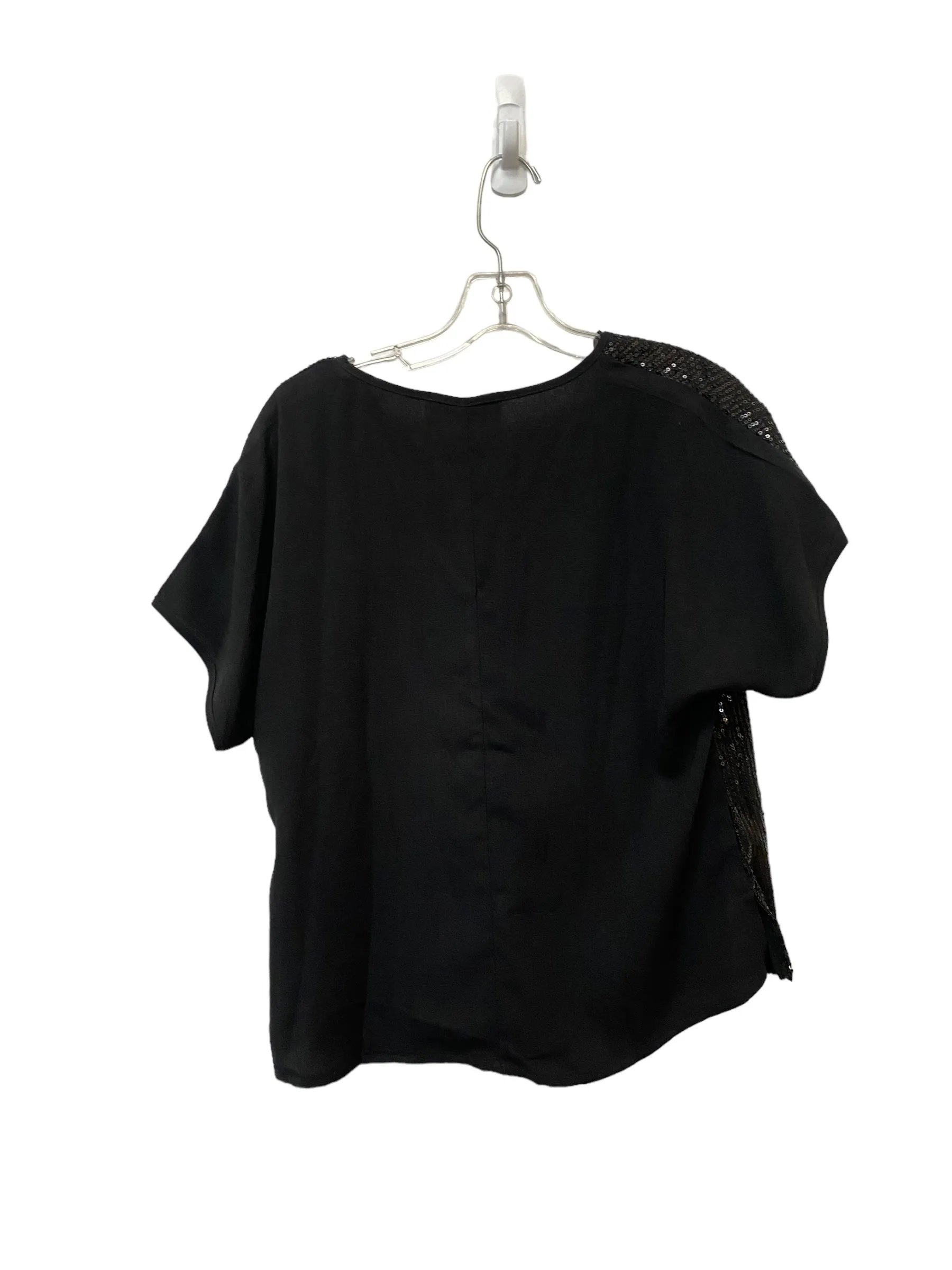 Black Top Short Sleeve Savanna Jane, Size S