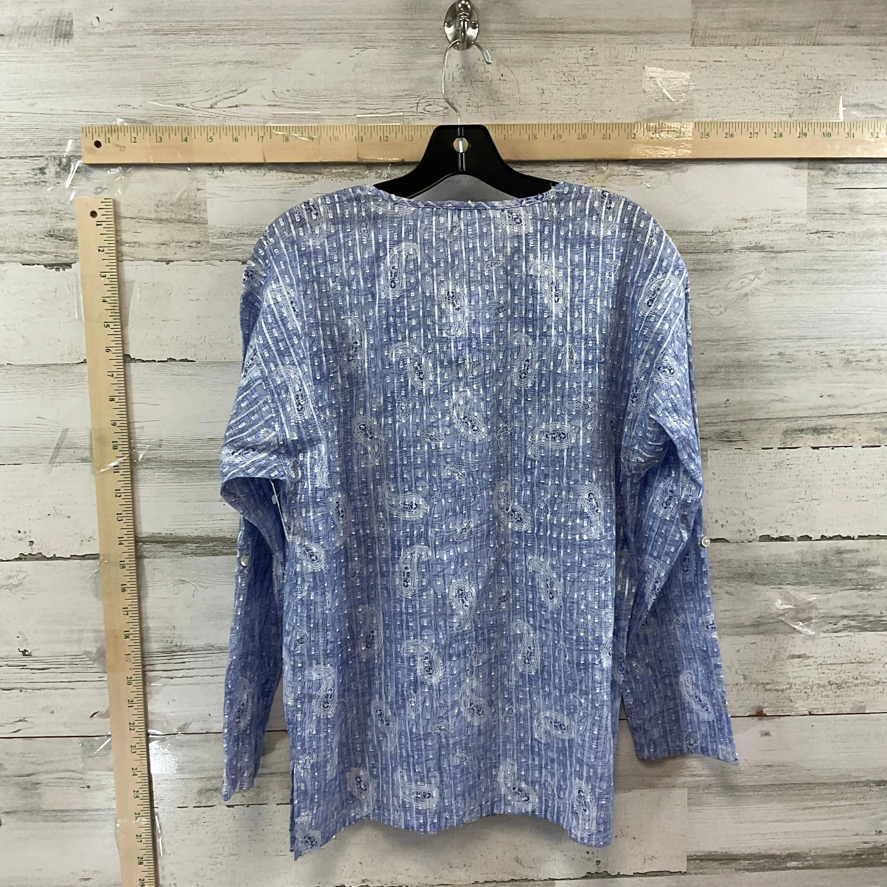 Blue Top Long Sleeve J. Jill, Size Xs