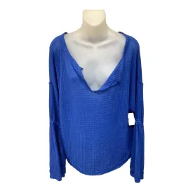 Blue Top Long Sleeve We The Free, Size Xs