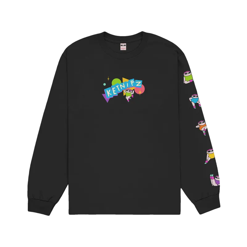 Buns of Steel Black Long Sleeve