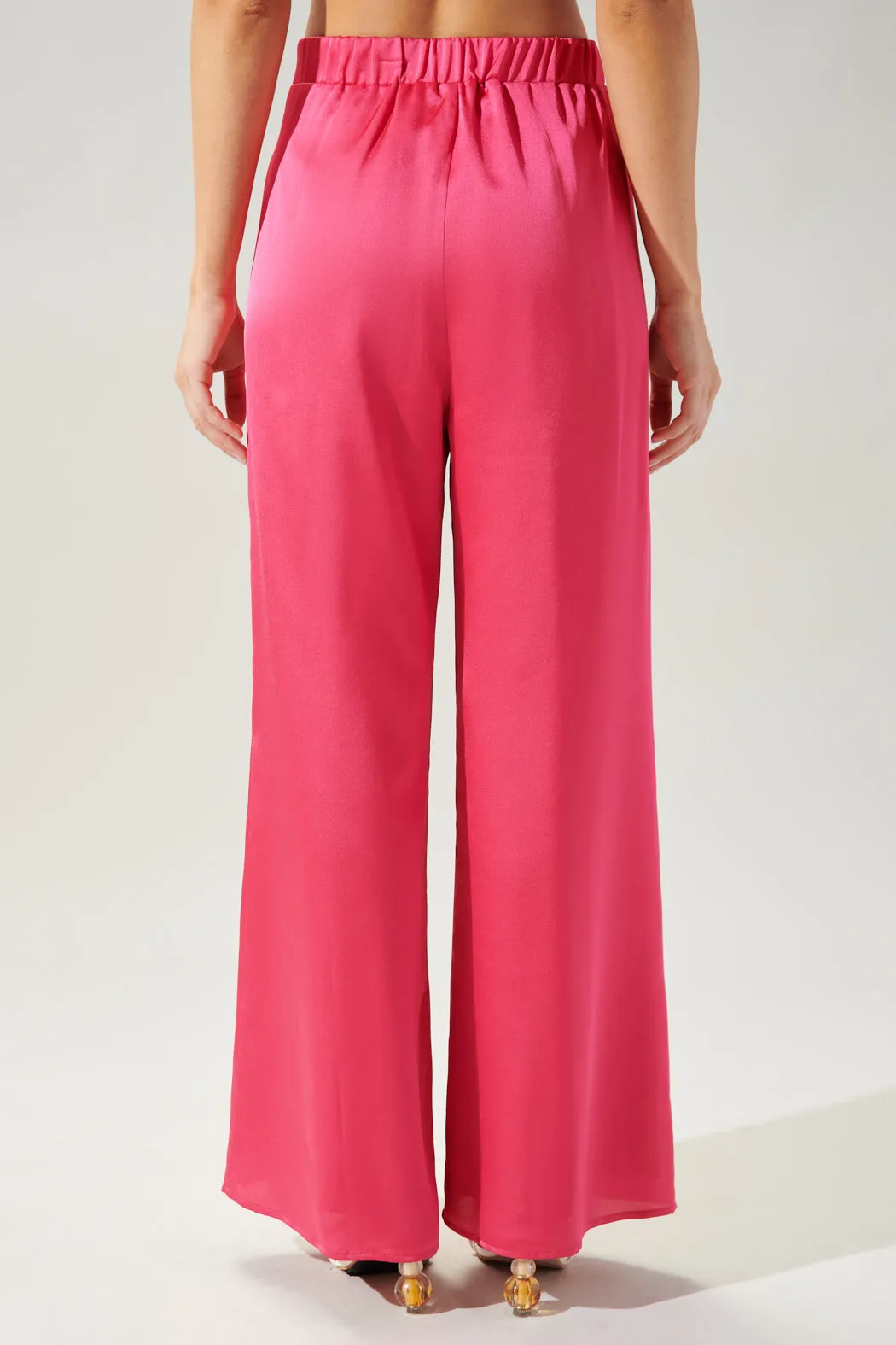 Chateau Satin Free Spirit Wide Leg Pants