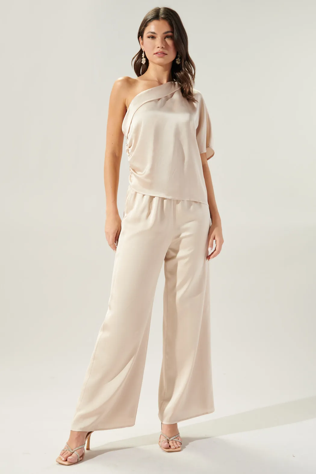 Chateau Satin Free Spirit Wide Leg Pants