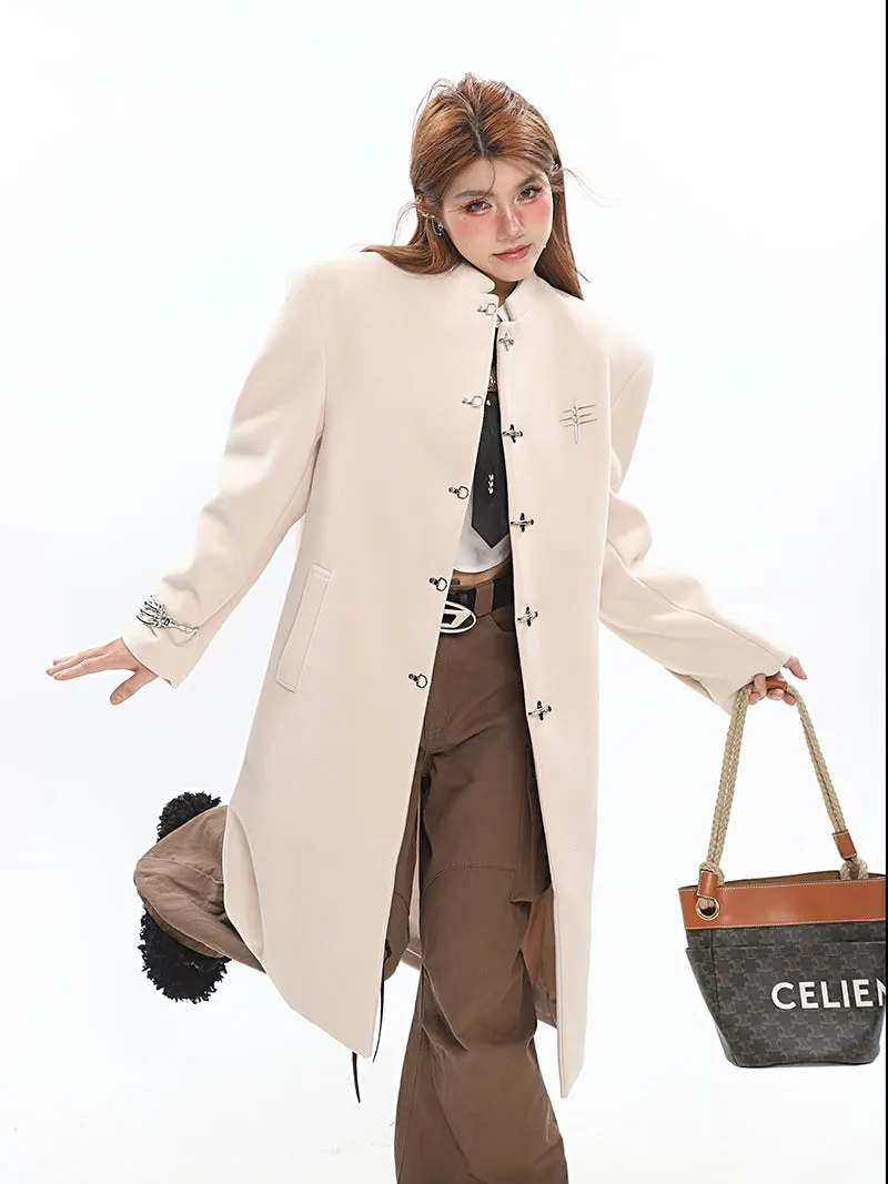 Clara Solid Color Long Sleeve Short Coat