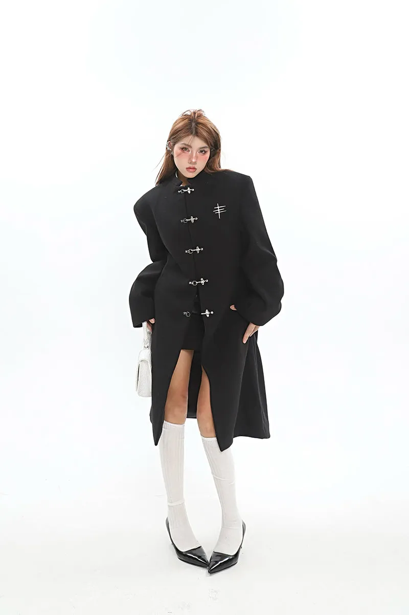 Clara Solid Color Long Sleeve Short Coat