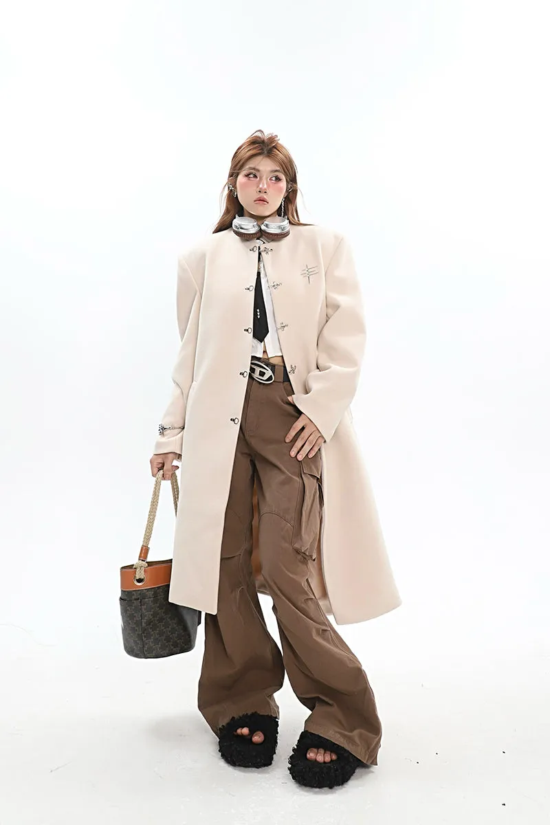 Clara Solid Color Long Sleeve Short Coat