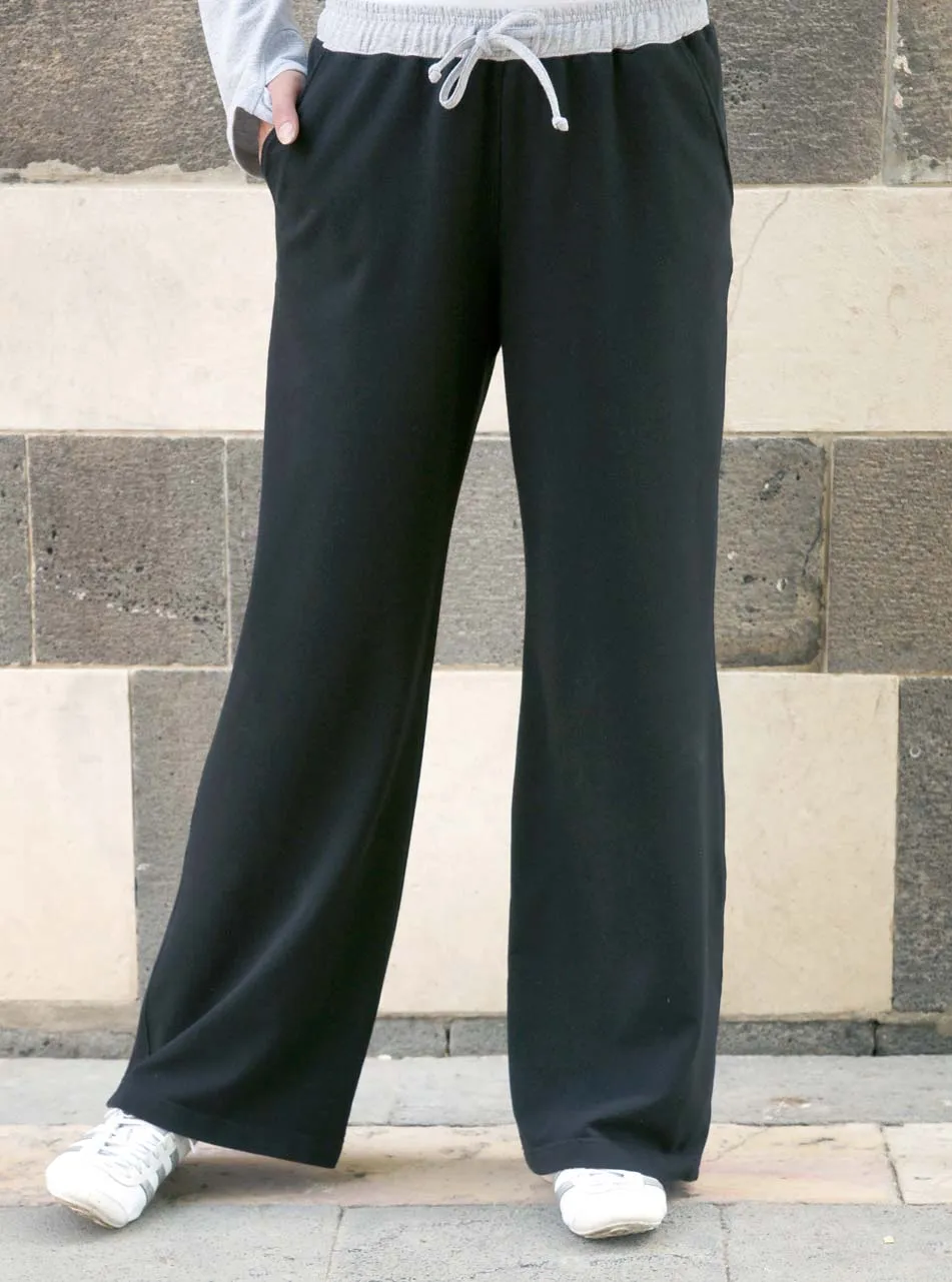 Contrast Waistband Track Pants