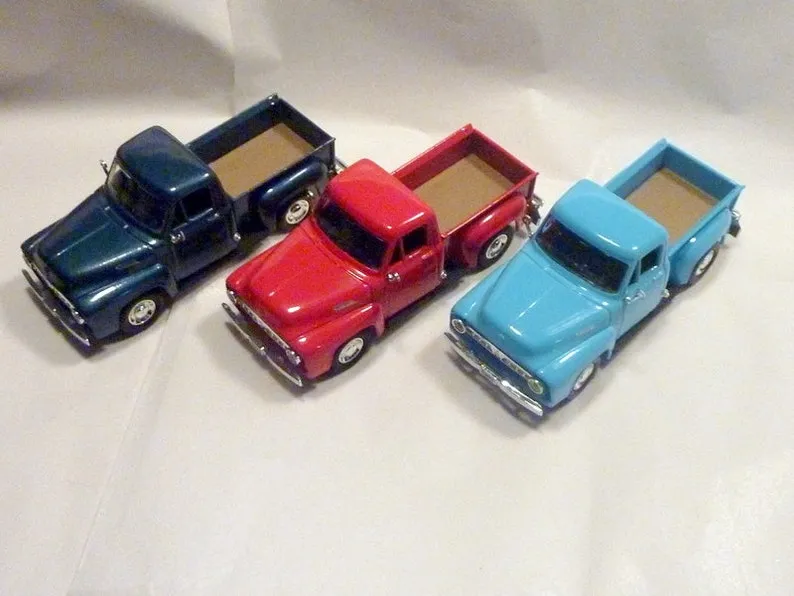 Dark Blue Truck, Diecast truck decor, Blue diecast truck, Metal truck, Farmhouse truck decor