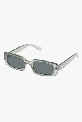 Dynamite Eucalyptus Rectangle Khaki Mono Lens Sunglasses