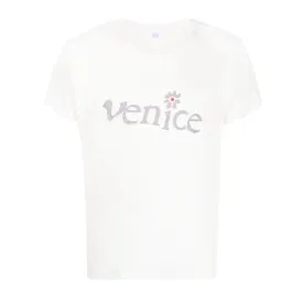 ERL Unisex Venice Knit TShirt - White