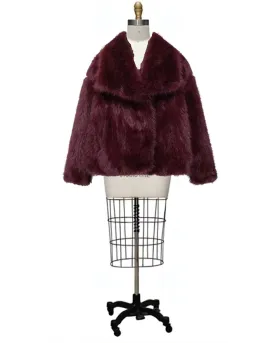 Faux- the Fuzzy Faux Fur Short Jacket 7 Colors