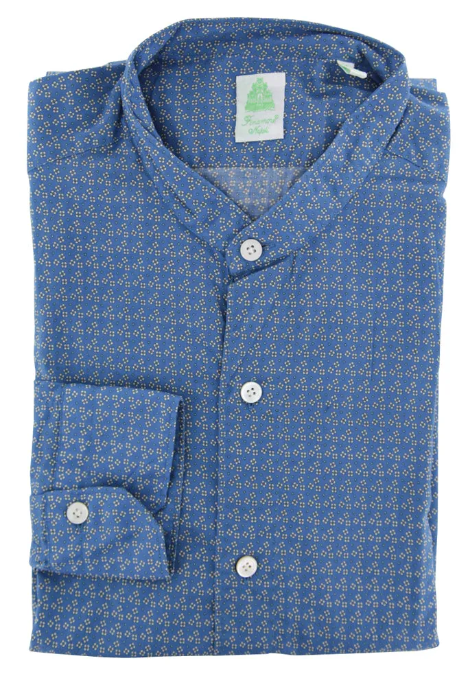 Finamore Napoli Blue Shirt - Extra Slim