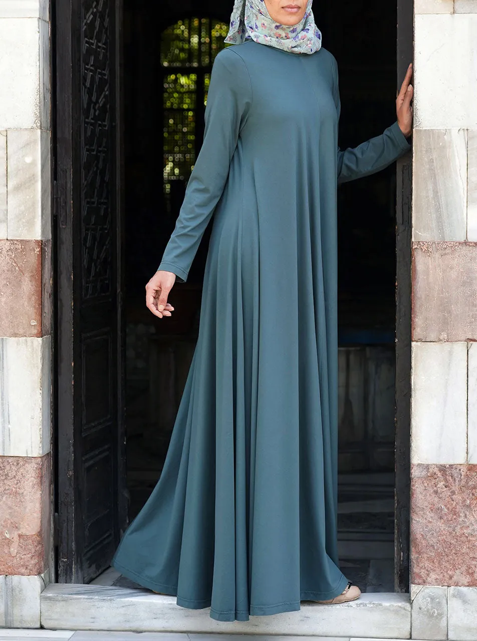 Flared Jersey Maxi Abaya