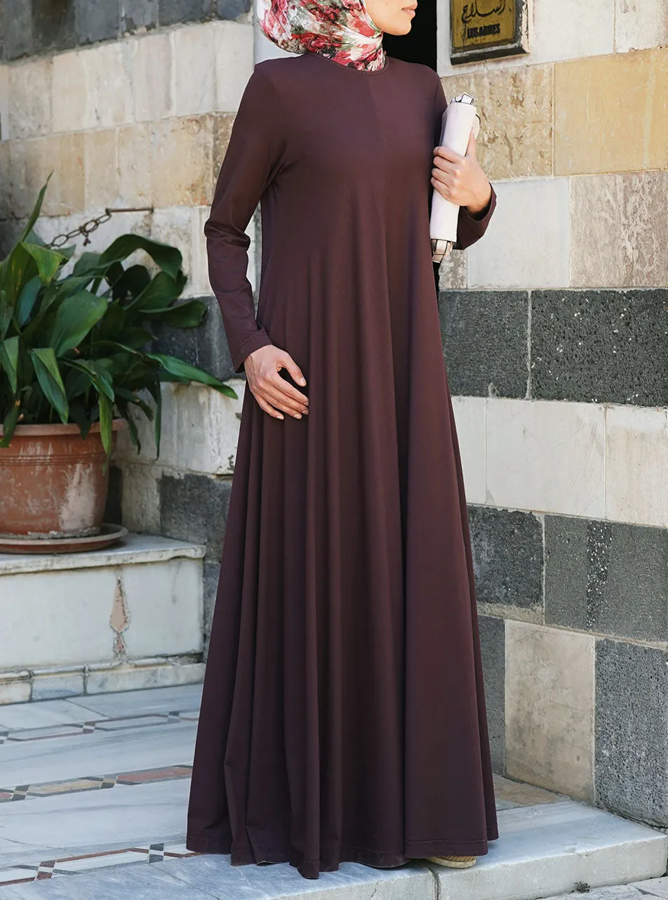 Flared Jersey Maxi Abaya