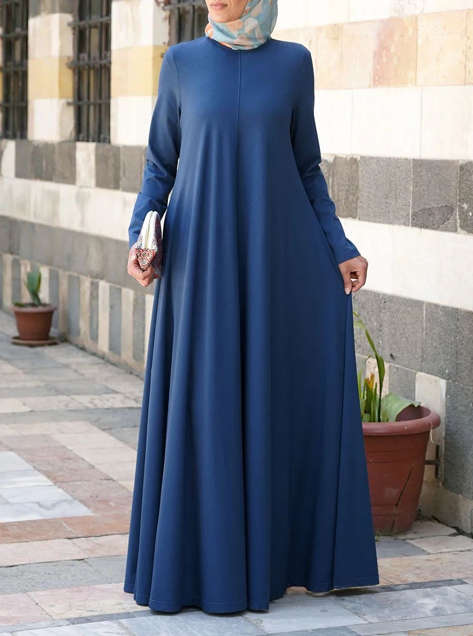 Flared Jersey Maxi Abaya