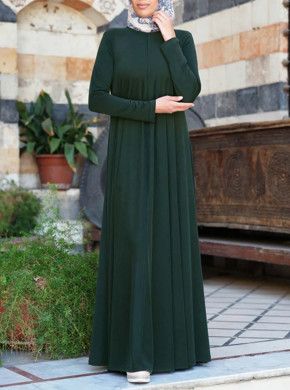 Flared Jersey Maxi Abaya