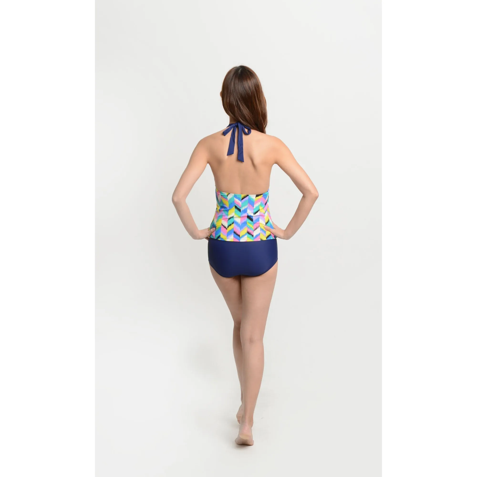 Gourami Sun Trapped Tankini - Blue