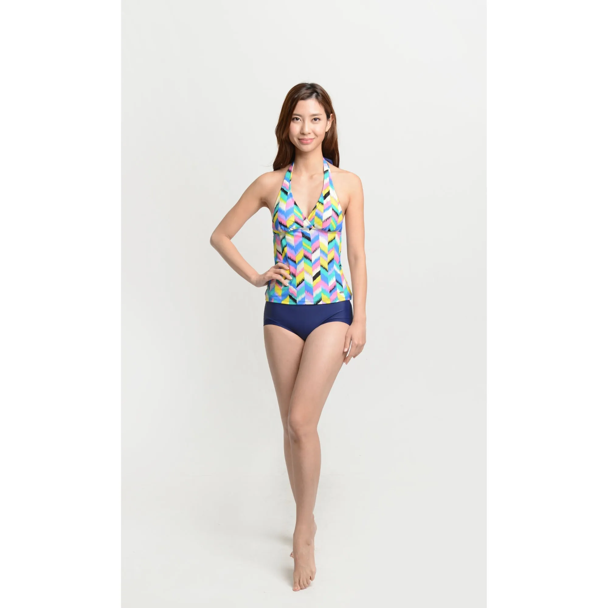 Gourami Sun Trapped Tankini - Blue