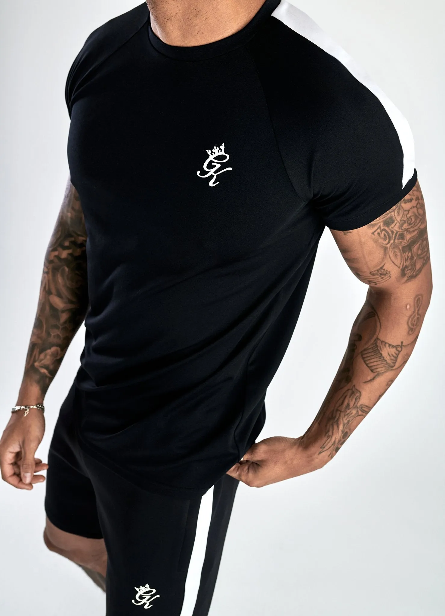 Gym King Core Plus Poly Tee - Black