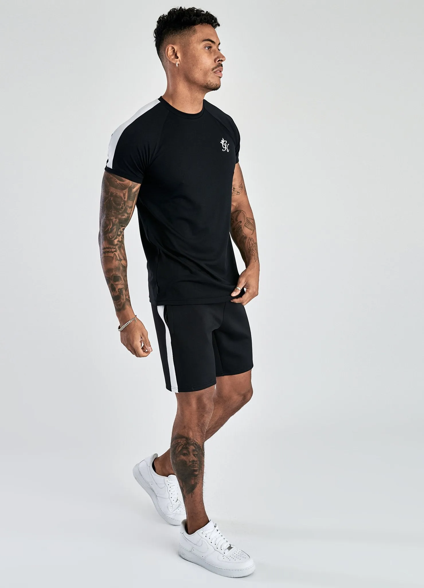 Gym King Core Plus Poly Tee - Black