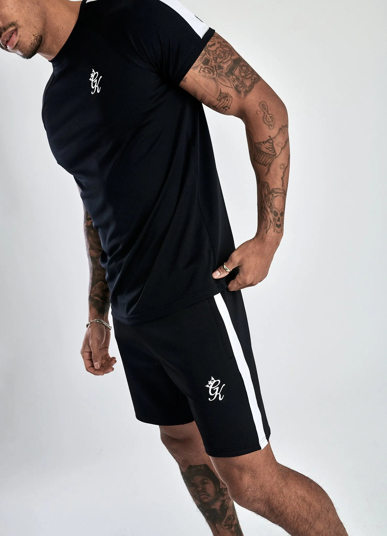 Gym King Core Plus Poly Tee - Black