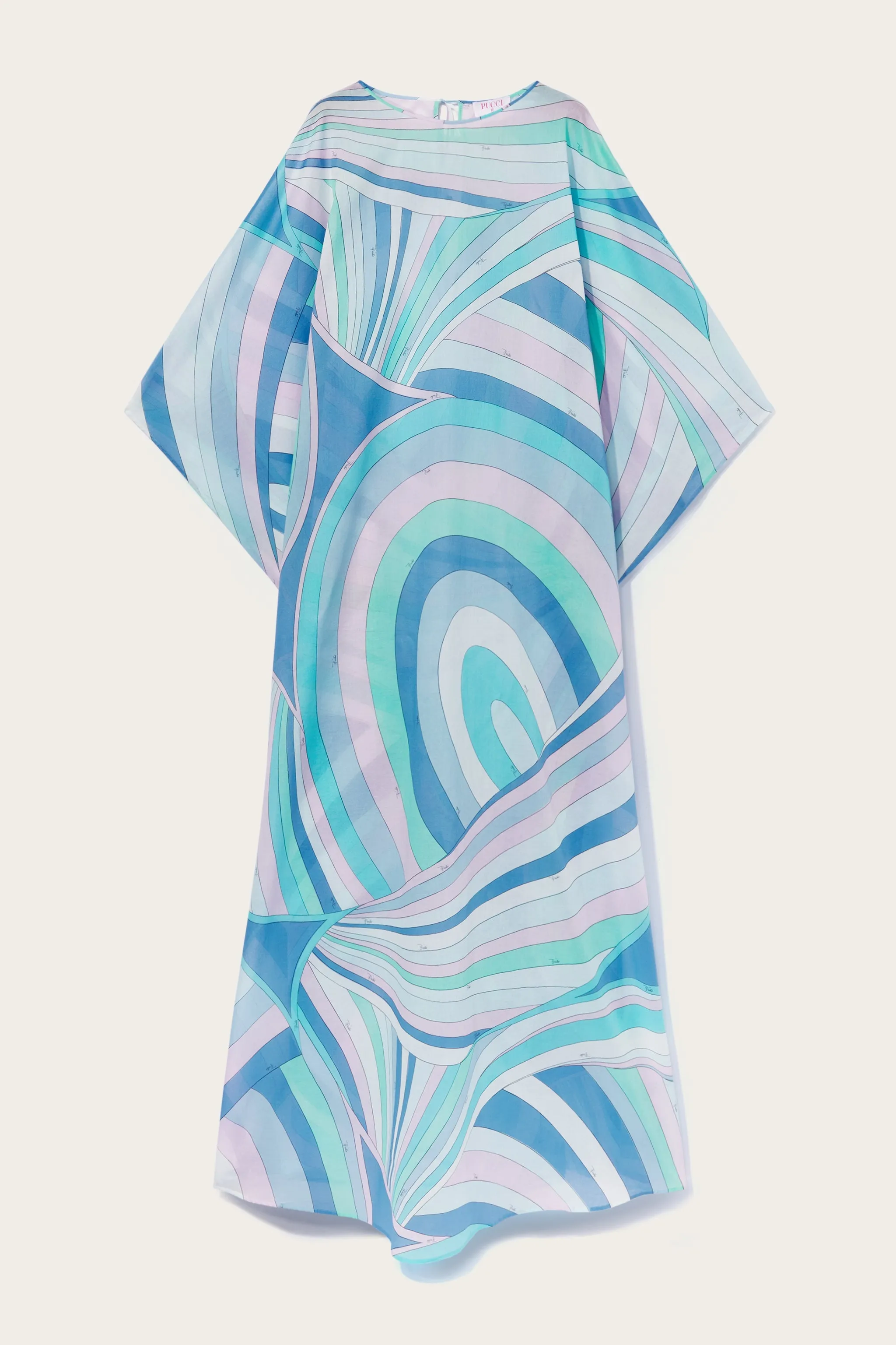 Iride-Print Cotton Kaftan