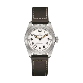 Khaki Expedition 37mm, White on Strap