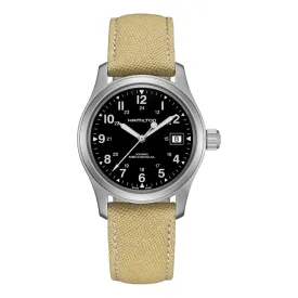 Khaki Field Mechanical Date Black Dial