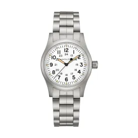 Khaki Field Mechanical White Dial Bracelet