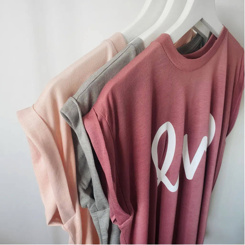 Love Is Love Raw Hem Tee