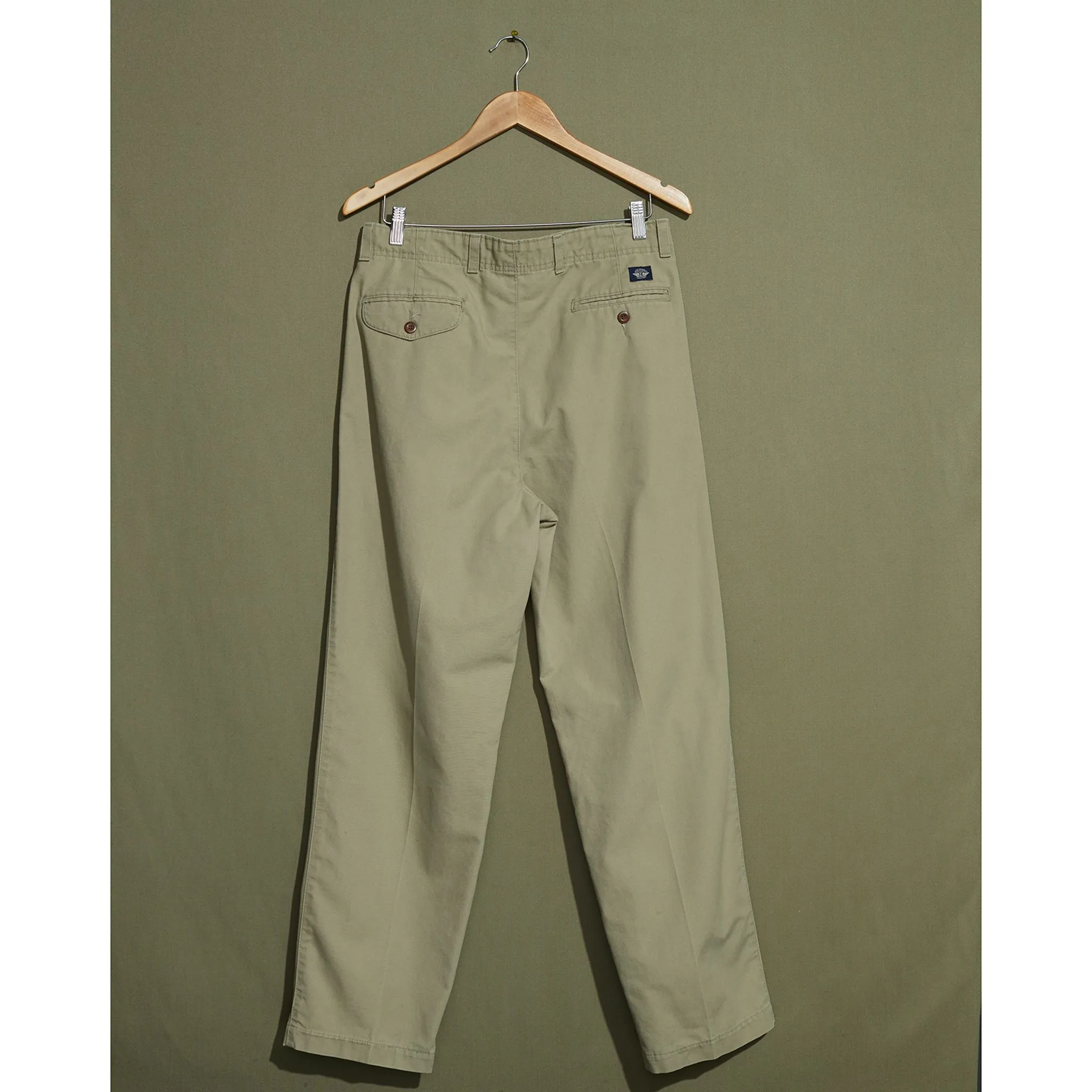 Made in USA, Double Pleated Khaki Pants - 32 x 30