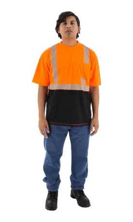 Majestic 75-5216 Safety Short Sleeve Shirt Hi-Vis