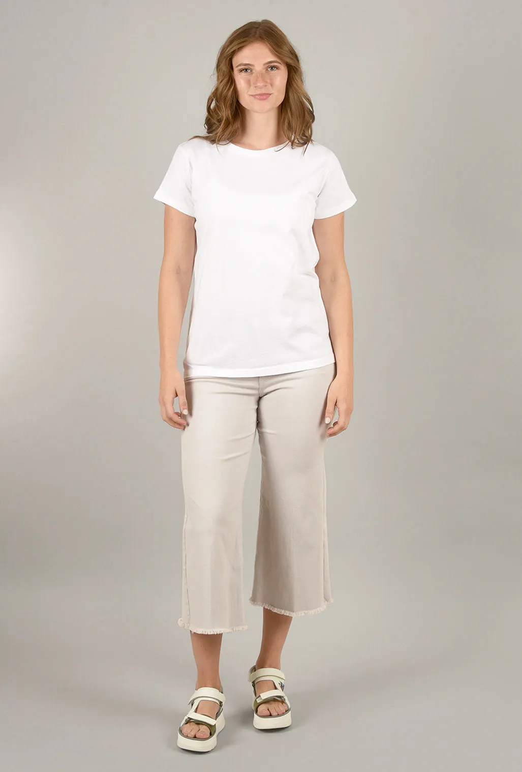 Major Wide Leg Capri, Roadtrip Beige