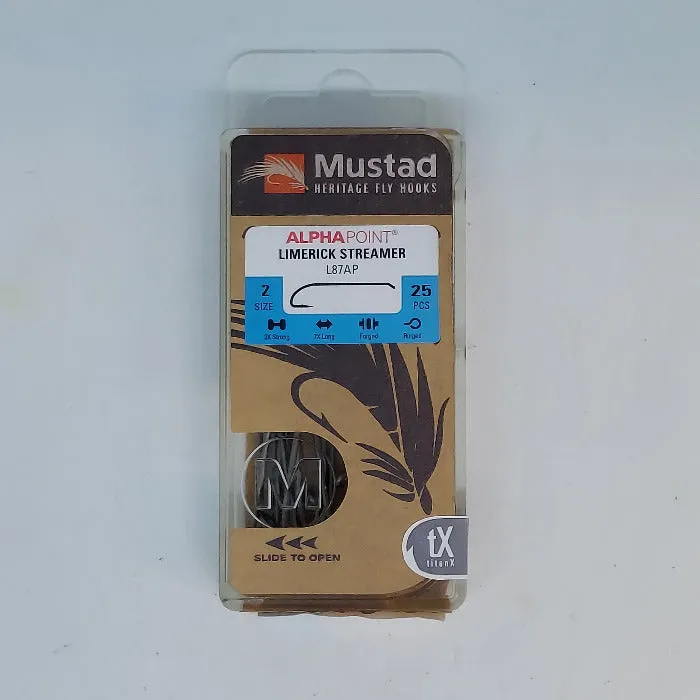 Mustad Heritage L87AP Limerick Streamer - 25 ct. pack